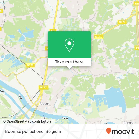 Boomse politiehond map