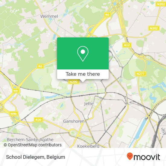 School Dielegem plan