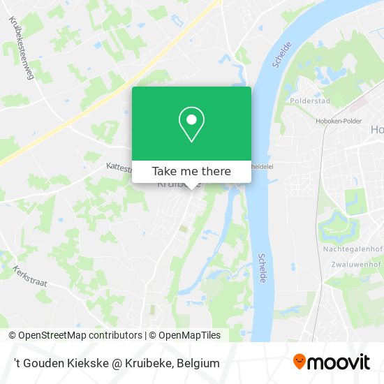 't Gouden Kiekske @ Kruibeke map