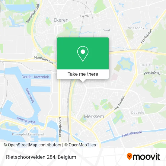 Rietschoorvelden 284 map