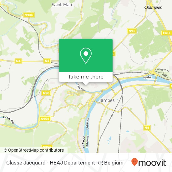 Classe Jacquard - HEAJ Departement RP map