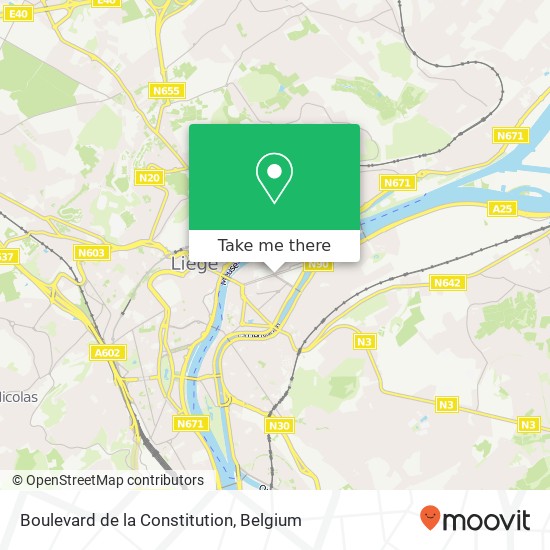 Boulevard de la Constitution map