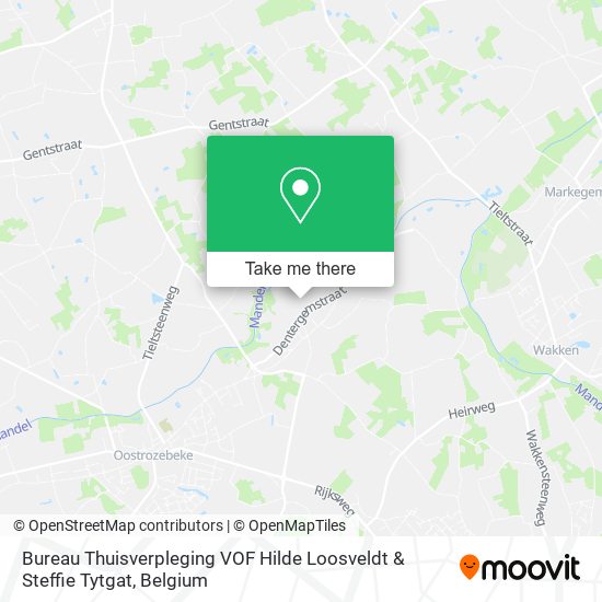 Bureau Thuisverpleging VOF Hilde Loosveldt & Steffie Tytgat map