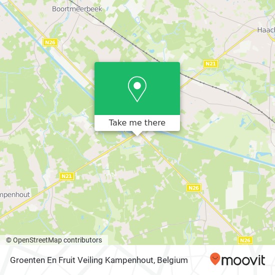 Groenten En Fruit Veiling Kampenhout plan