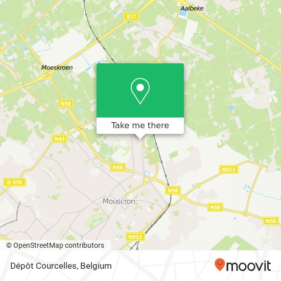 Dépôt Courcelles map