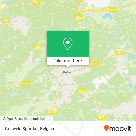 Grasveld Sporthal map