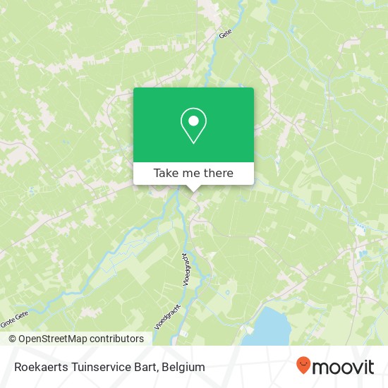 Roekaerts Tuinservice Bart map