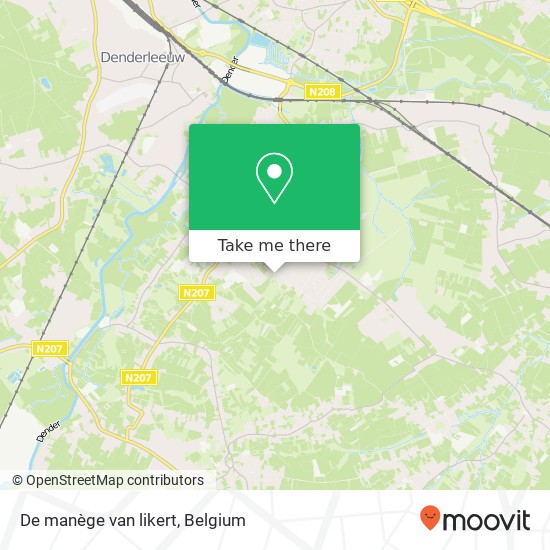 De manège van likert map