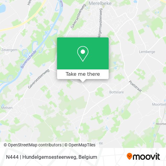 N444 | Hundelgemsesteenweg plan