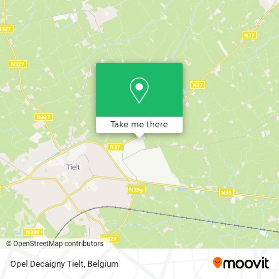 Opel Decaigny Tielt map