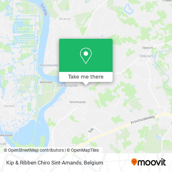 Kip & Ribben Chiro Sint-Amands plan