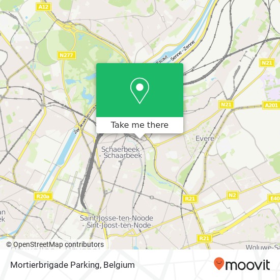 Mortierbrigade Parking map