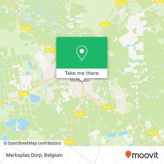 Merksplas Dorp map