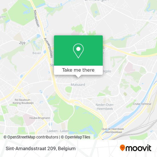 Sint-Amandsstraat 209 map