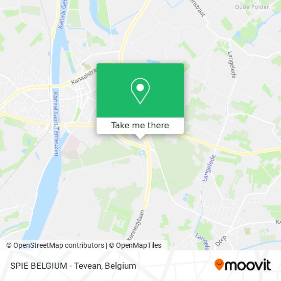 SPIE BELGIUM - Tevean map