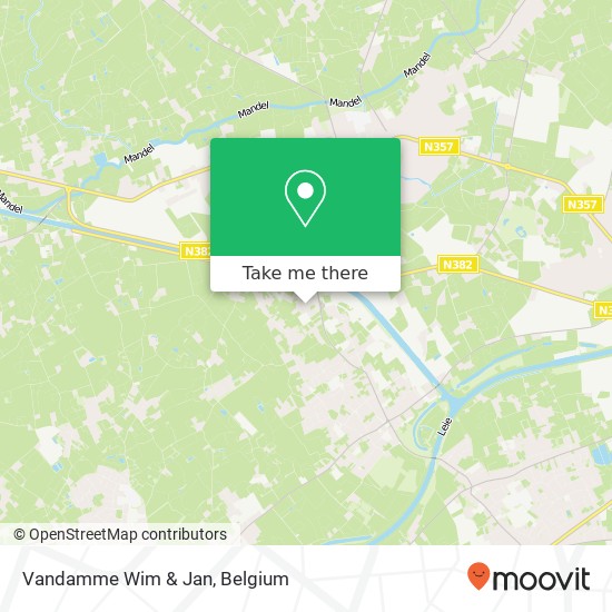 Vandamme Wim & Jan map