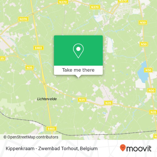 Kippenkraam - Zwembad Torhout map