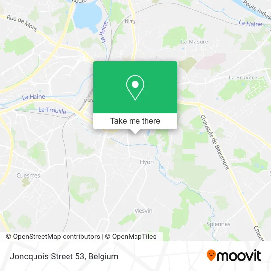 Joncquois Street 53 map