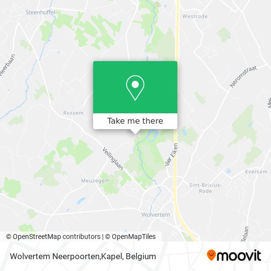 Wolvertem Neerpoorten,Kapel plan