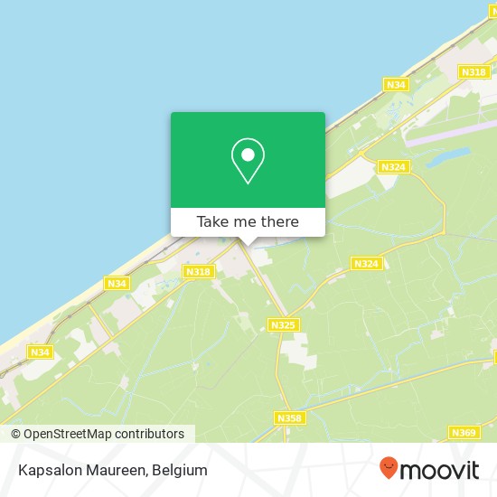 Kapsalon Maureen map