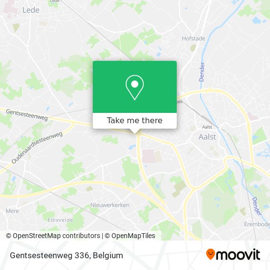 Gentsesteenweg 336 plan