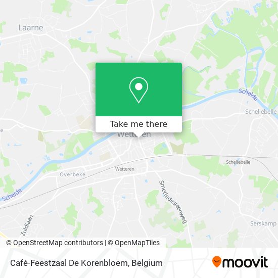 Café-Feestzaal De Korenbloem map