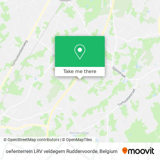 oefenterrein LRV  veldegem Ruddervoorde plan