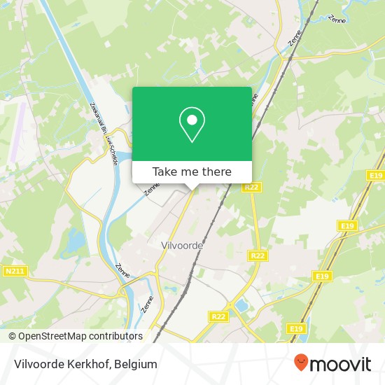 Vilvoorde Kerkhof map