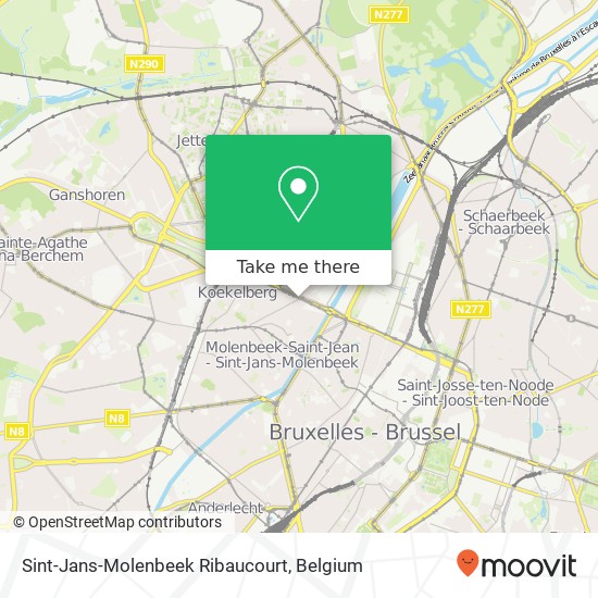 Sint-Jans-Molenbeek Ribaucourt plan