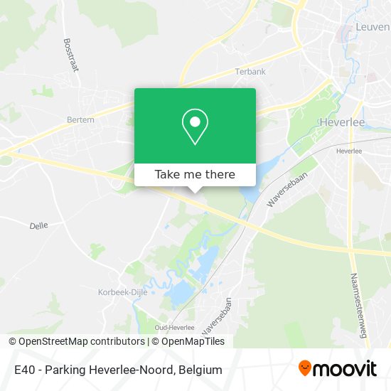 E40 - Parking Heverlee-Noord map