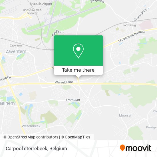 Carpool sterrebeek map