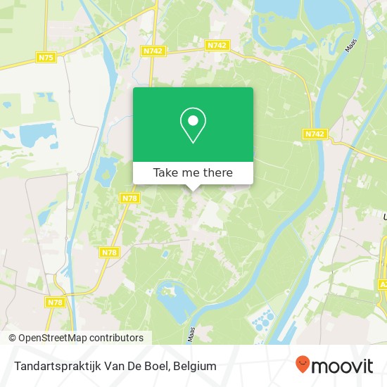 Tandartspraktijk Van De Boel plan