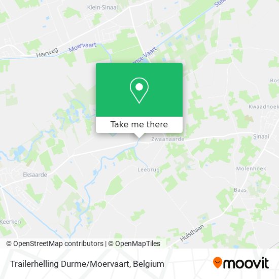 Trailerhelling Durme/Moervaart map