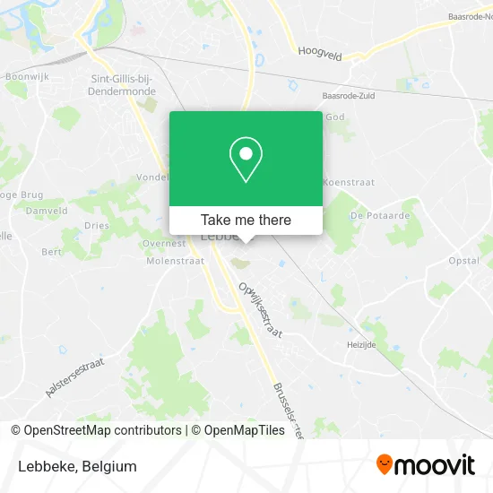Lebbeke map