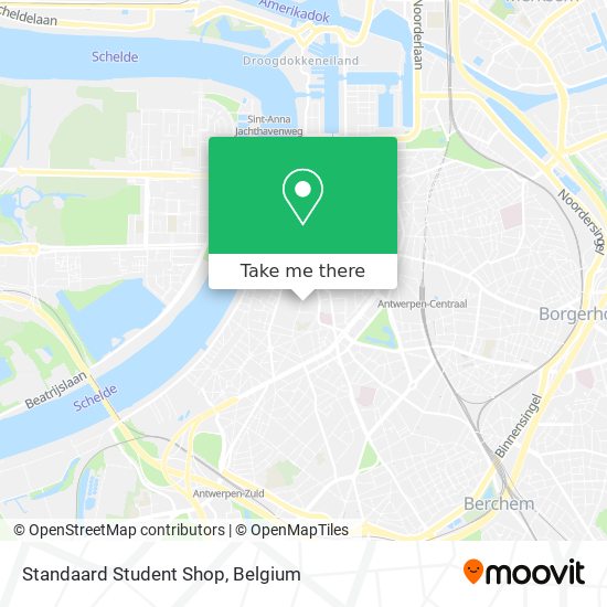 Standaard Student Shop map