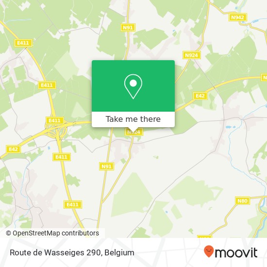 Route de Wasseiges 290 map