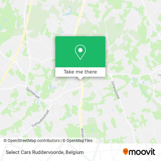 Select Cars Ruddervoorde plan