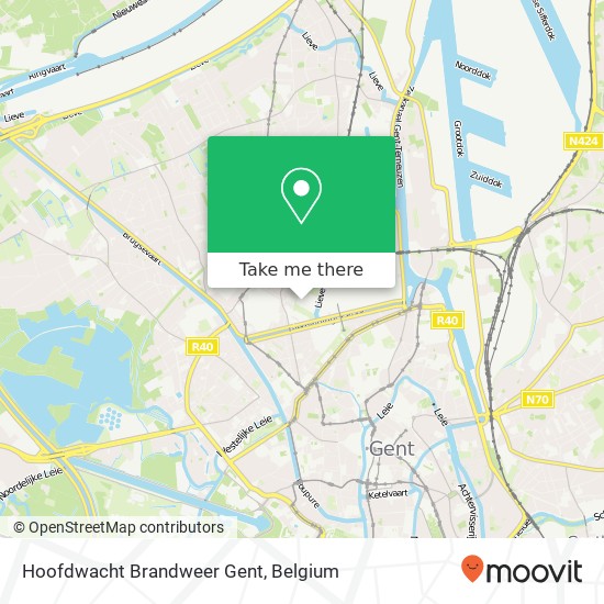 Hoofdwacht Brandweer Gent map
