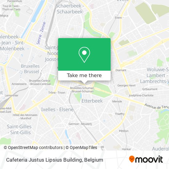 Cafeteria Justus Lipsius Building map