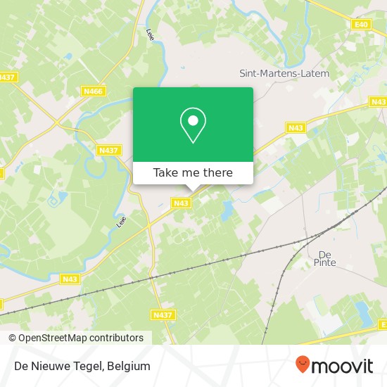 De Nieuwe Tegel map