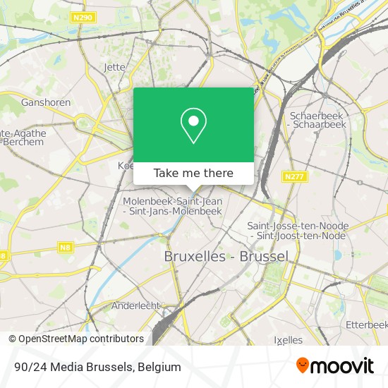 90/24 Media Brussels map