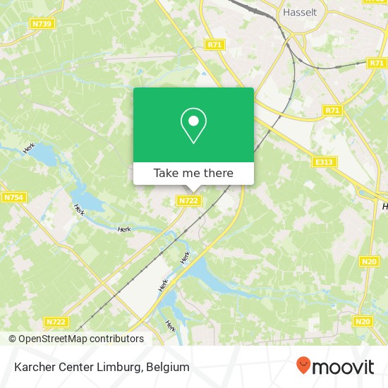 Karcher Center Limburg map