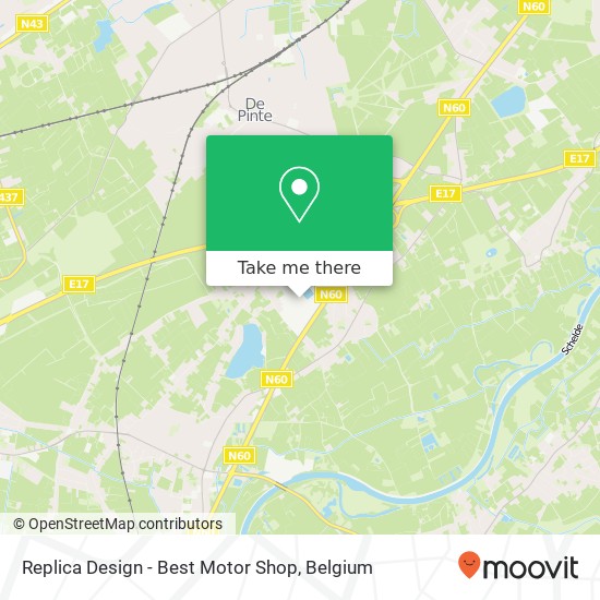 Replica Design - Best Motor Shop map