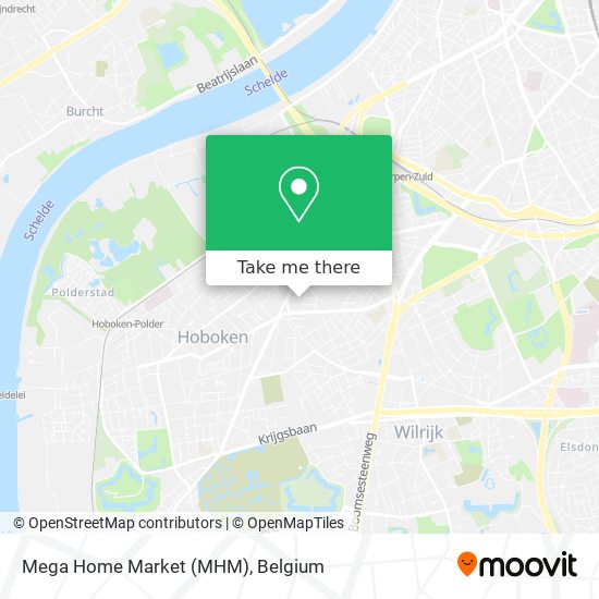 Mega Home Market (MHM) map
