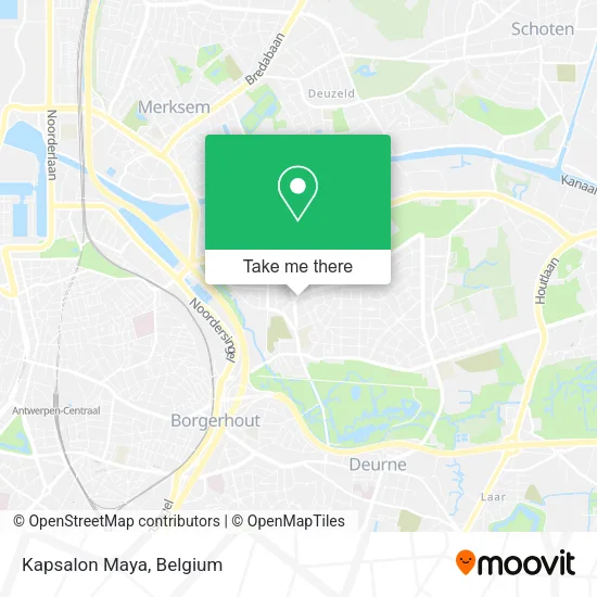 Kapsalon Maya map