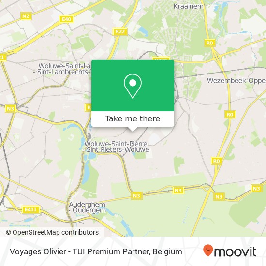 Voyages Olivier - TUI Premium Partner map