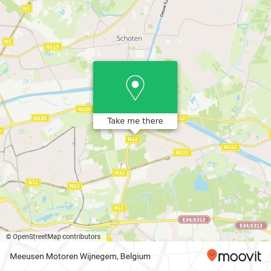 Meeusen Motoren Wijnegem map