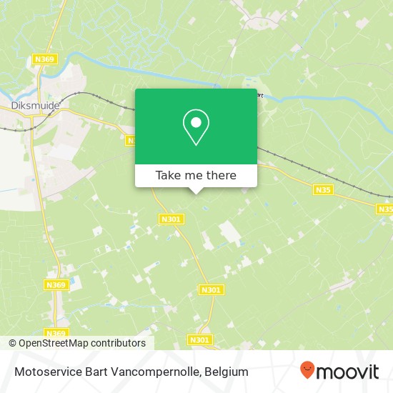 Motoservice Bart Vancompernolle map