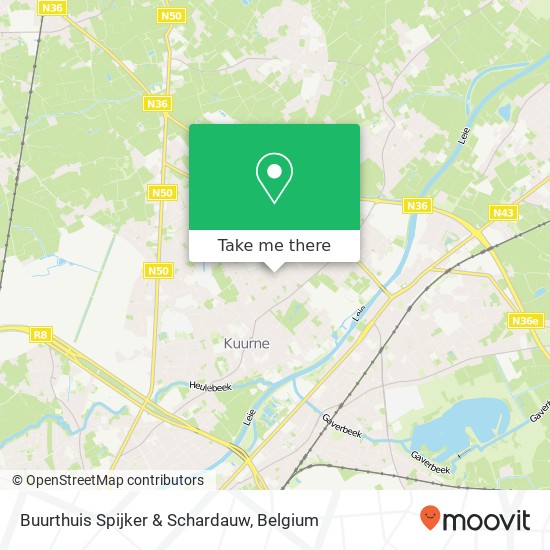 Buurthuis Spijker & Schardauw map