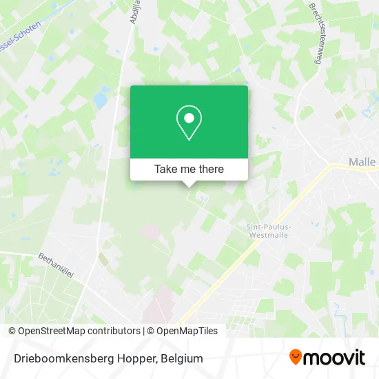 Drieboomkensberg Hopper map